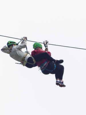 Zipping line & Water falls